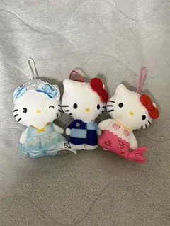キティちゃん　ぬいぐるみ　マクドナルド　ハッピーセット　3体