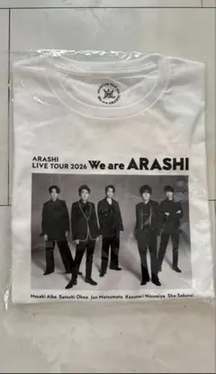 嵐 ARASHI LIVE TOUR 2026 Tシャツ 新品未開封 - メルカリ