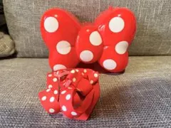 ディズニー ミニー ポップコーンバケット リボン 赤