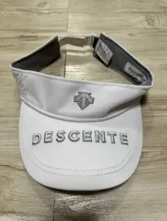 DESCENTE GOLF レディース サンバイザー ホワイトのサムネイル