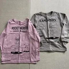 ポケットモンスター 長袖カットソー 2枚セット