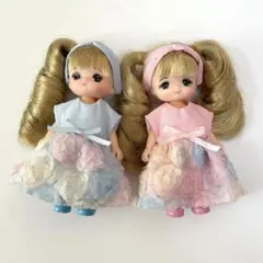 595.ミキちゃんマキちゃんサイズ服　ワンピースセット