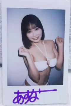 河合あすな 直筆サイン入り 水着 チェキ - メルカリ