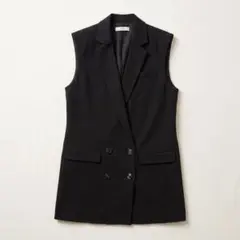 アナイ ANAYI 22AW ベスト ジレ ツイード パールボタン 36 S 黒 ANAYI - アナイ ANAYI 22AW ベスト ジレ ツイード パールボタン 36 S