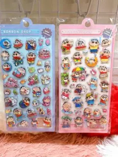 ラスト1セット⭐️クレヨンしんちゃんボンボンシール2枚⭐️