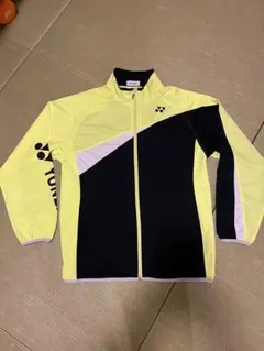 YONEX ジップアップジャケット イエロー/ブラック　Mサイズ