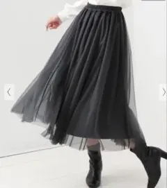 即購入⭕️honeys ふわふわキラキラチュールスカートのサムネイル