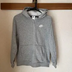 Nike グレー フルジップ パーカー L