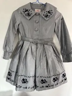 mezzo piano フォーマルワンピース グレー　ワンピース