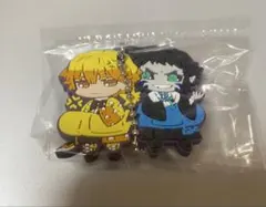 鬼滅の刃　我妻善逸　獪岳　キャラばんちょうこうラバーマスコット　ガチャガチャ