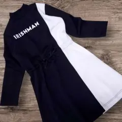 極美品 IRISHMAN GOLF モックネック モノトーン ワンピース