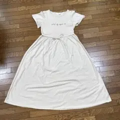 To b. by agnes b. フレアスリーブジャージーワンピース Sのサムネイル