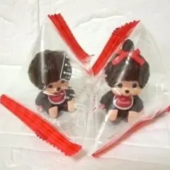 【新品】 モンチッチ　インテリアミニフィギュア　２体