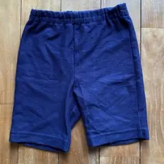 ファミリア　ハーフ　パンツ　紺　無地　シンプル