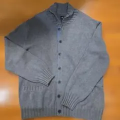 GAPグレー ニットカーディガン　XL