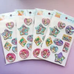 ディズニーウォーターシール 新作 トイストーリー 4枚セット セリア