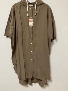 ブルチェーロ　フードシャツワンピース