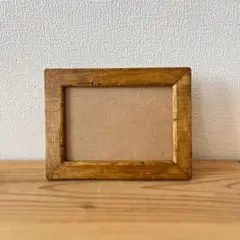 Ｌ判フォトフレーム アンティーク加工 ハンドメイド