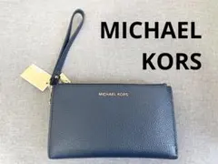 新品＊正規品 MICHAEL KORS マイケルコース 財布 二つ折り ネイビー