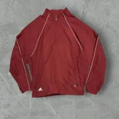 00s adidas ナイロンジャケット ハーフジップ