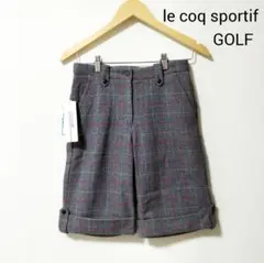 【新品未使用】ルコック ゴルフ ハーフパンツ レディース 7号