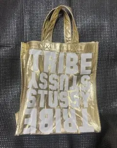 stussy ノベルティトートバッグ　ゴールドのサムネイル