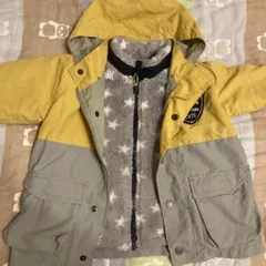 ⭐︎最終価格⭐︎ミキハウスダブルビー　防寒あったか3wayジャンパー90