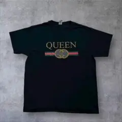 希少QUEENクイーンパロディバンドTブラック黒N50