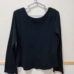 【earth】黒の長袖Tシャツ