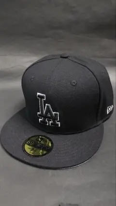 NEWERA✕LAドジャースレイヤーロゴ刺繍59FIFTYキャップ5/8