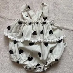 SHEIN ハート柄ロンパース 1-3M