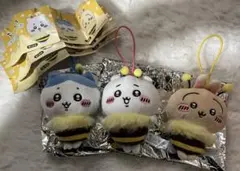 ちいかわ ハチさんマスコット ぬいぐるみ セブンイレブン限定 ハチワレ うさぎ