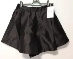 【新品タグ付】RAY CASSIN　サテンタックショートパンツ ダークブラウン