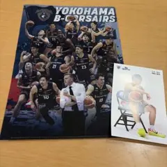 横浜ビーコルセアーズ佐藤凪選手入団記念ポストカード&クリアファイルセット