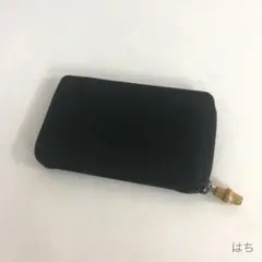 GUCCI グッチ バンブー ジップ システム手帳カバー ブラック レザー 手帳