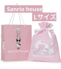 新品未使用Sanrio Houseギフト巾着&ショッパーセットLサイズ　サンリオのサムネイル