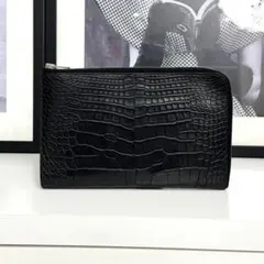 美品 HERMESエルメスリミックス 長財布ボヤージュアリゲーターマット