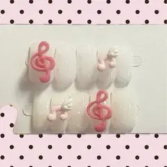 平成女児 ネイルチップ エンジェル ウィッシュコア 羽 クローバー 音符