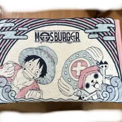 (モスバーガー✖︎ワンピース) 大きなふわふわブランケット