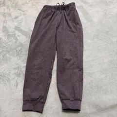 GU グレー ドライストレッチ　ジョガーパンツ 100cm~
