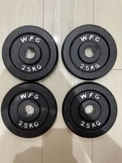 WFG ワイルドフィット 2.5kg ダンベルプレート 4枚セット　合計10kg