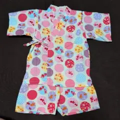 95★金魚柄！女の子用甚平★ベビー