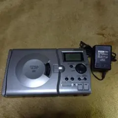 SHARP ポータブルMDプレーヤー MD-SS301-S - メルカリ