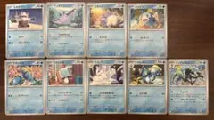 ★メガシンフォニア　水タイプポケモンノーマルカードまとめ売り(シンフォニア水)