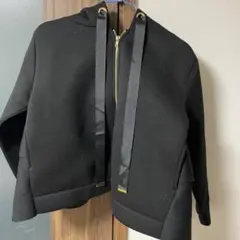 黒 フード付き スウェットパーカー