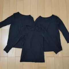 ユニクロ ヒートテック 長袖 130cm 3枚セット