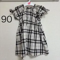 apres les cours チェック柄 ワンピース 90cmのサムネイル