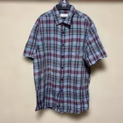 UNIQLO チェック柄 半袖シャツ XLサイズのサムネイル