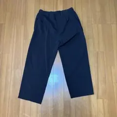 ワイドスラックス ブラック 無地