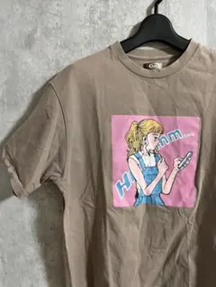 kutir レディース ガールデザインプリント Tシャツ FREE SIZEのサムネイル